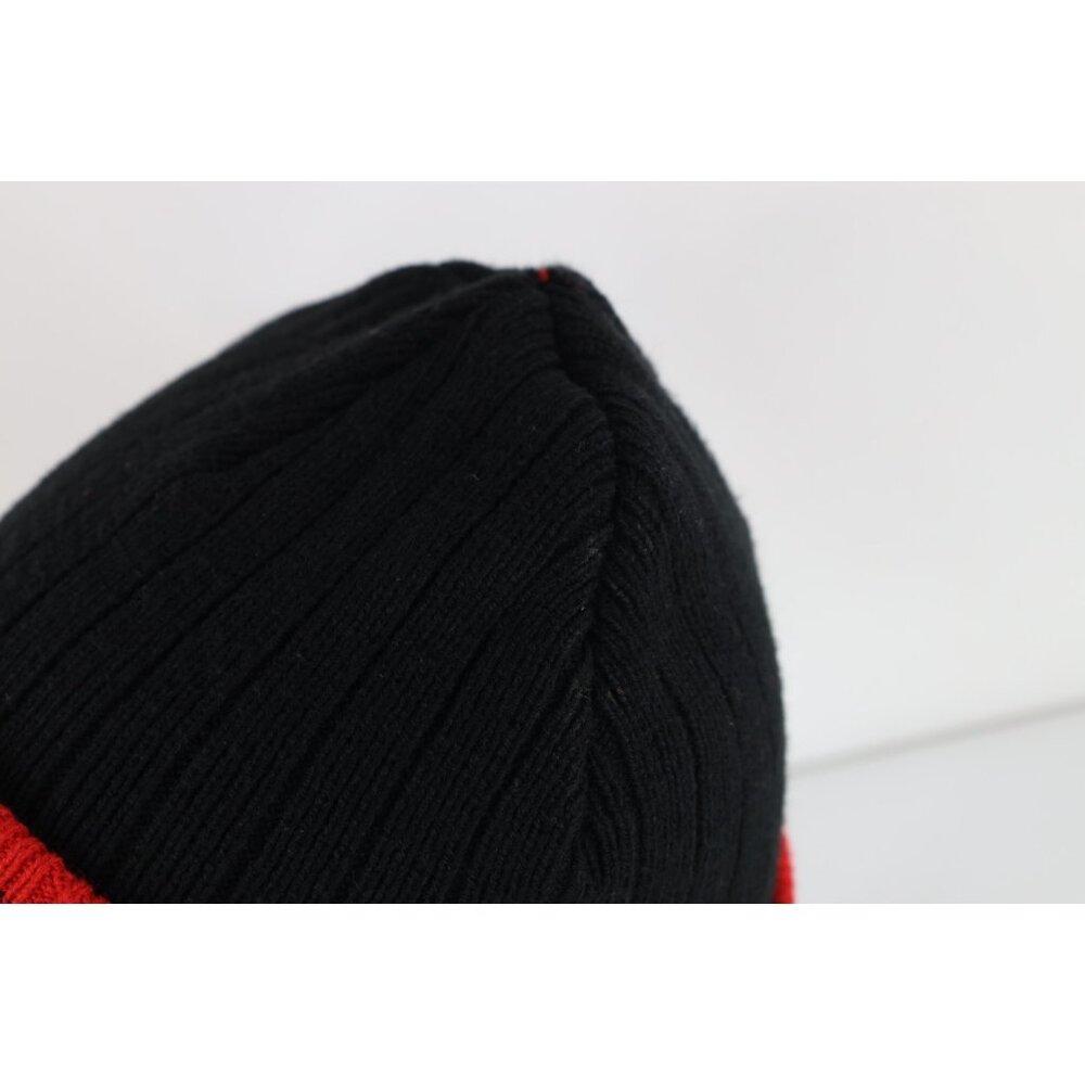 Vintage The Ohio State University Chunky Ribbed Knit Beanie Hat Cap Winter OSFA - Picture 4 of 9